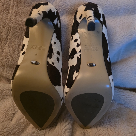 Tony Bianco Leola Heels – Black/White Pony Hair – Size 8 - Picture 3 of 7